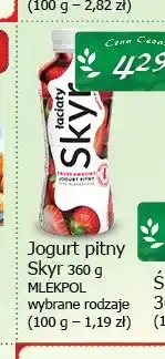 Cezar Delikatesy Jogurt pitny Skyr truskawkowy Łaciate oferta