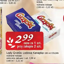 Cezar Delikatesy Lody Grześki Lodowa Kanapka Colian oferta
