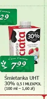 Cezar Delikatesy Śmietanka UHT 30% Łaciata oferta