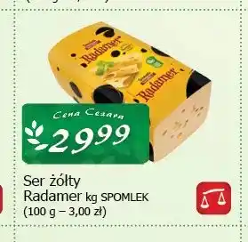Cezar Delikatesy Ser żółty Radamer Spomlek oferta