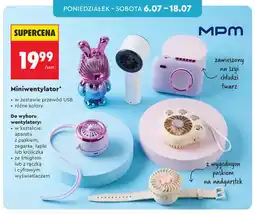 Biedronka Miniwentylator MPM w kształcie aparatu z paskiem oferta