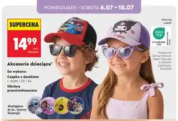 Biedronka Czapka z daszkiem dziecięca oferta