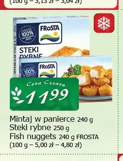 Cezar Delikatesy Steki rybne Frosta oferta