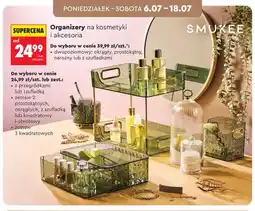 Biedronka Organizer na kosmetyki dwupoziomowy okrągły Smukee oferta