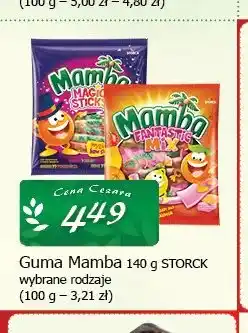 Cezar Delikatesy Guma rozpuszczalna Mamba Magic Sticks oferta