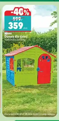 Biedronka Domek dla dzieci Mookie niebiesko-zielony oferta