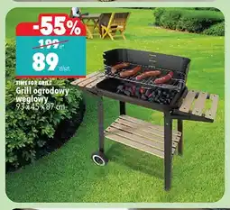 Biedronka Grill ogrodowy węglowy Time For Grill 93x45x87 cm oferta