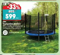 Biedronka Trampolina Motion Jumi niebieska 8FT oferta