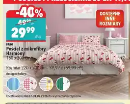 Biedronka Pościel z mikrofibry Faro Harmony 160x200 cm oferta