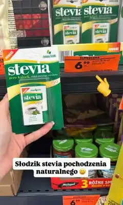Biedronka Słodzik Zielony Listek Stevia oferta
