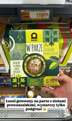 Biedronka Łosoś gotowany na parze Mowi z ziołami prowansalskimi oferta