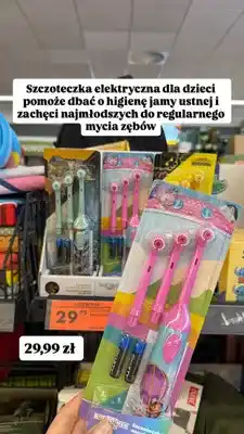 Biedronka Szczoteczka elektryczna dla dzieci Koci Domek Gabi oferta