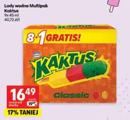 Delikatesy Centrum Lody wodne Multipak Kaktus oferta