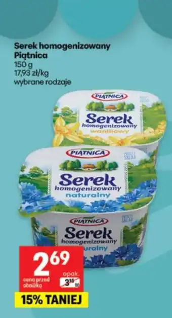 Delikatesy Centrum Serek homogenizowany Piątnica oferta