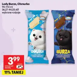 Delikatesy Centrum Lody Burza, Chmurka oferta
