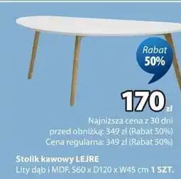 JYSK Stolik kawowy LEJRE oferta