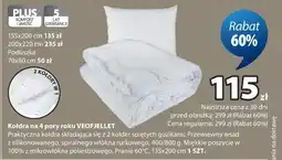 JYSK Kołdra na 4 pory roku VEOFJELLET oferta