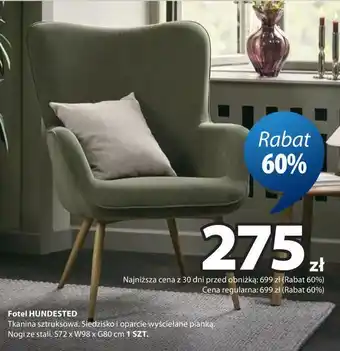 JYSK Fotel HUNDESTED oferta