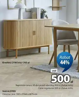 JYSK Stół ALSTED oferta