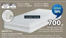 JYSK DREAMZONE Materac sprężynowy TENNA oferta