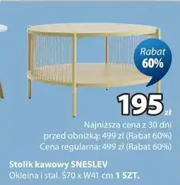JYSK Stolik kawowy SNESLEV oferta