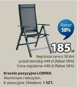 JYSK Krzesło pozycyjne LOMMA oferta