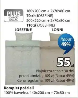 JYSK Komplet pościeli JOSEFINE / LONNI oferta