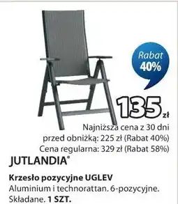 JYSK Krzesło pozycyjne UGLEV oferta