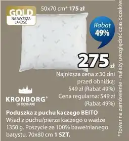 JYSK Poduszka z puchu kaczego BEITO oferta