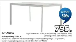 JYSK Stół ogrodowy KUMLA oferta