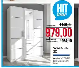 Abra Szafa Bali 3D oferta
