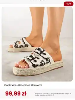 Renee Klapki Vices Ozdobione Klamrami oferta