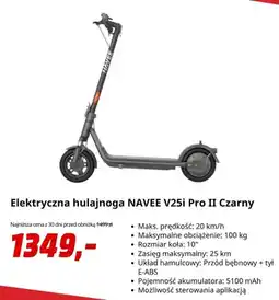 Media Markt Hulajnoga elektryczna NAVEE V25i Pro II oferta