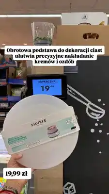 Biedronka Obrotowa podstawa do dekoracji ciast Smukee Home oferta