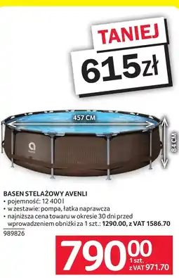 Selgros Basen na stelażu Avenli oferta