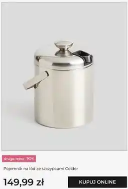 Home&You Pojemnik na lód ze szczypcami Colder oferta