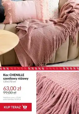 Homla Koc CHENILLE szenilowy różowy oferta