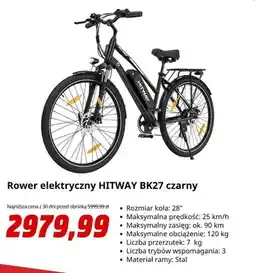 Media Markt Rower elektryczny HITWAY BK27 oferta