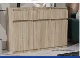 Abra Komoda Merg 3D 3S Sonoma oferta