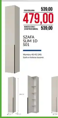 Abra Szafa Slim 1D S01 Abra Meble oferta