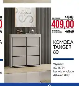 Abra Komoda Tanger 80 dąb craft złoty oferta