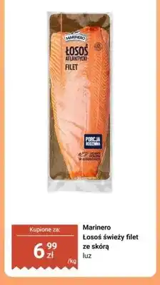 Biedronka Łosoś atlantycki świeży filet ze skórą Marinero oferta