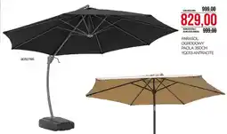 Abra Parasol ogrodowy Paola 350 cm YQ013 Antracite oferta