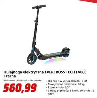 Media Markt Hulajnoga elektryczna Evercross Tech EV06C oferta