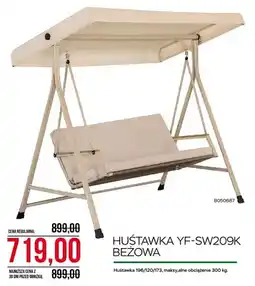 Abra Huśtawka ogrodowa Abra YF-SW209K beżowa oferta