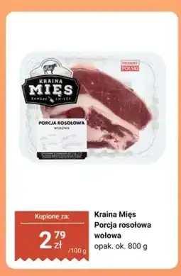 Biedronka Porcja rosołowa wołowa Kraina Mięs oferta