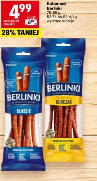 Delikatesy Centrum Kabanosy Berlinki oferta