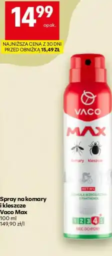 Delikatesy Centrum Spray na komary i kleszcze Vaco Max oferta
