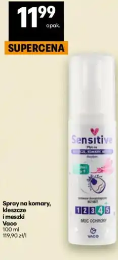 Delikatesy Centrum Spray na komary, kleszcze i meszki Vaco Sensitive oferta
