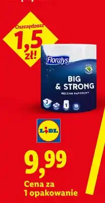 Lidl Ręcznik papierowy Floralys Big & Strong 3-warstwowy oferta